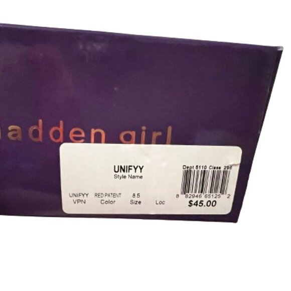 Madden Girl Red Patent Round Toe Pump - Women's 8.5 - Picture 5 of 5